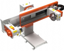 Double axis C type adjustable positioner