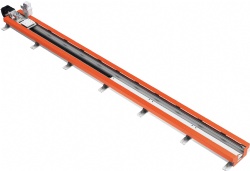 Semi-enclosed ground rail