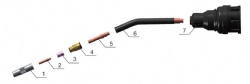350a air cooled welding gun consumables