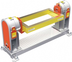 Single axis head and tailstock positioner
